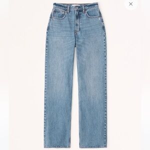 Abercrombie High Rise Loose Jean